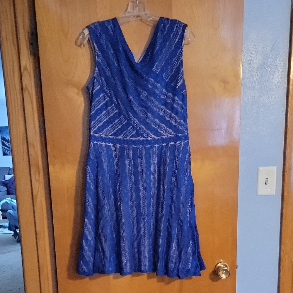 Blue Sleeveless Dress